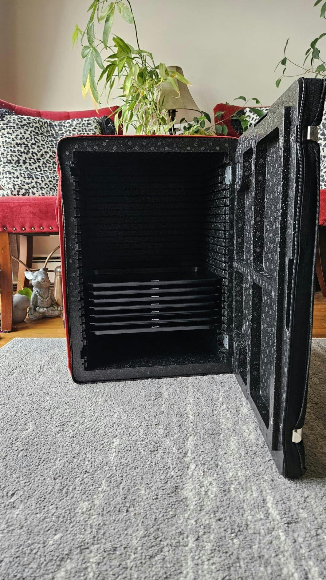 Jucoci 7pcs Trays Foam Miniatures Storage Case