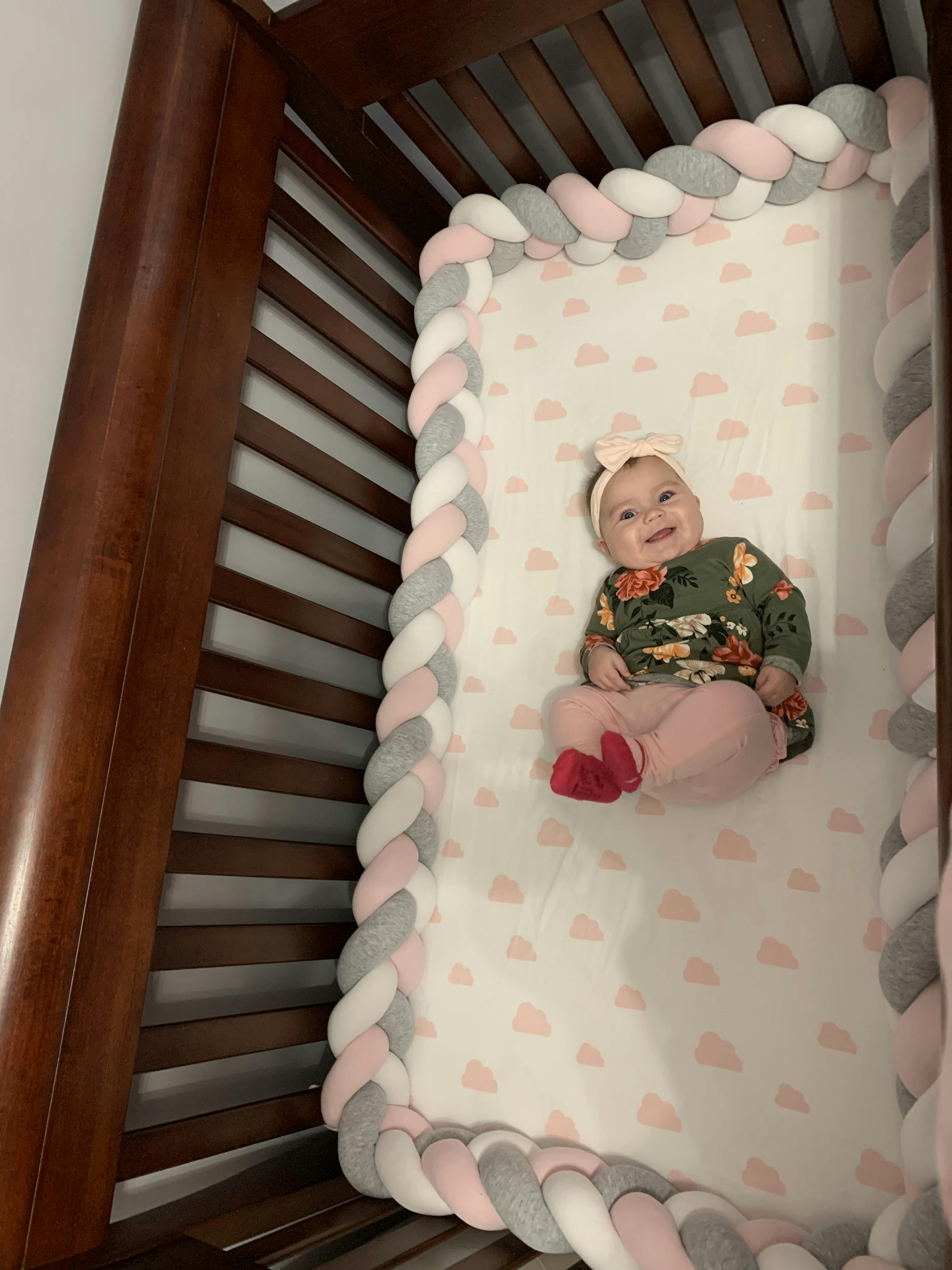 double braided crib bumper