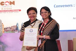 Terracotta Black Oval Bead Necklace with Ganesha Pendant & Earrings