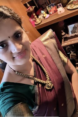 Beautifully Handmade Lakshmi Pendant Design Terracotta Jewellery Set in Antique Gold & Green