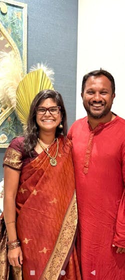 Antique Gold Mandala Design Circular Pendant Mala Handmade Terracotta Necklace Set