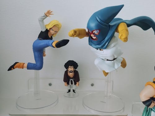 Dragon Ball Z Match Makers - Android 18 & Mr. Satan VS Mighty Mask Duo Set