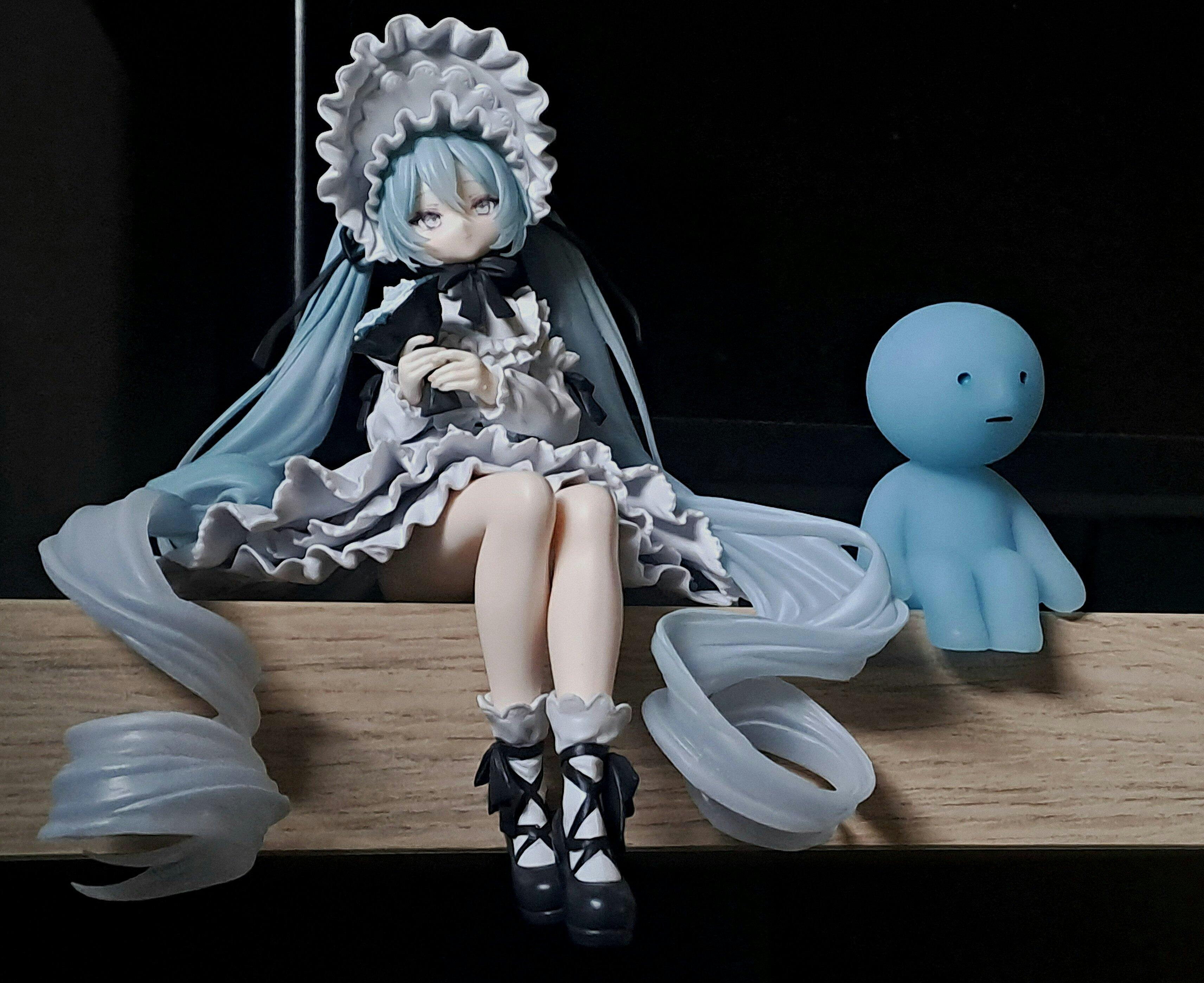 Hatsune Miku Noodle Stopper Figure - Vintage Doll Onineko Ver