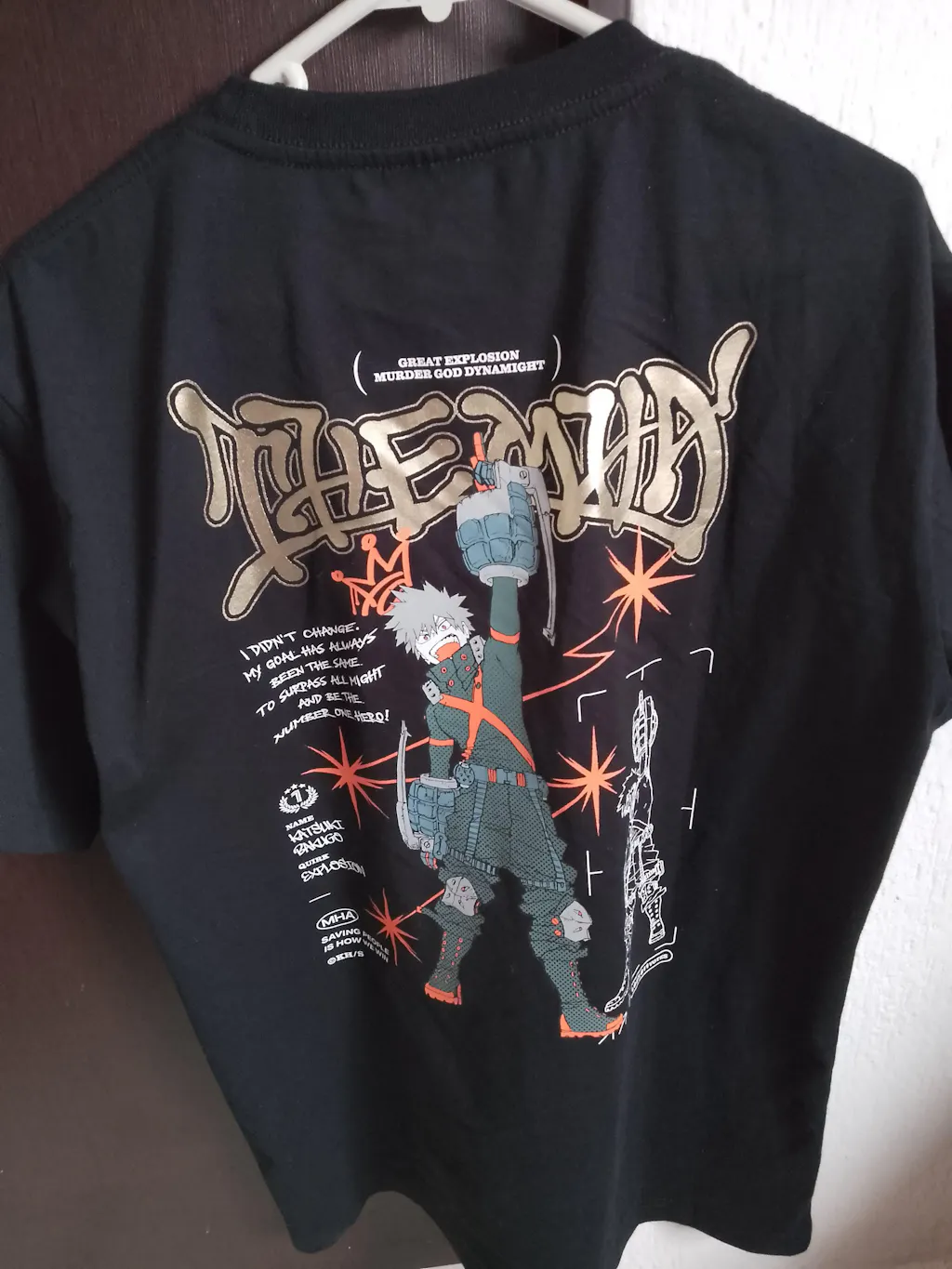 My Hero Academia Jump Giga 2025 Autumn - Bakugo No. 1 T-Shirt