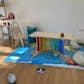 Kletterbogen mit Rutsche + Stuhl | Bunt