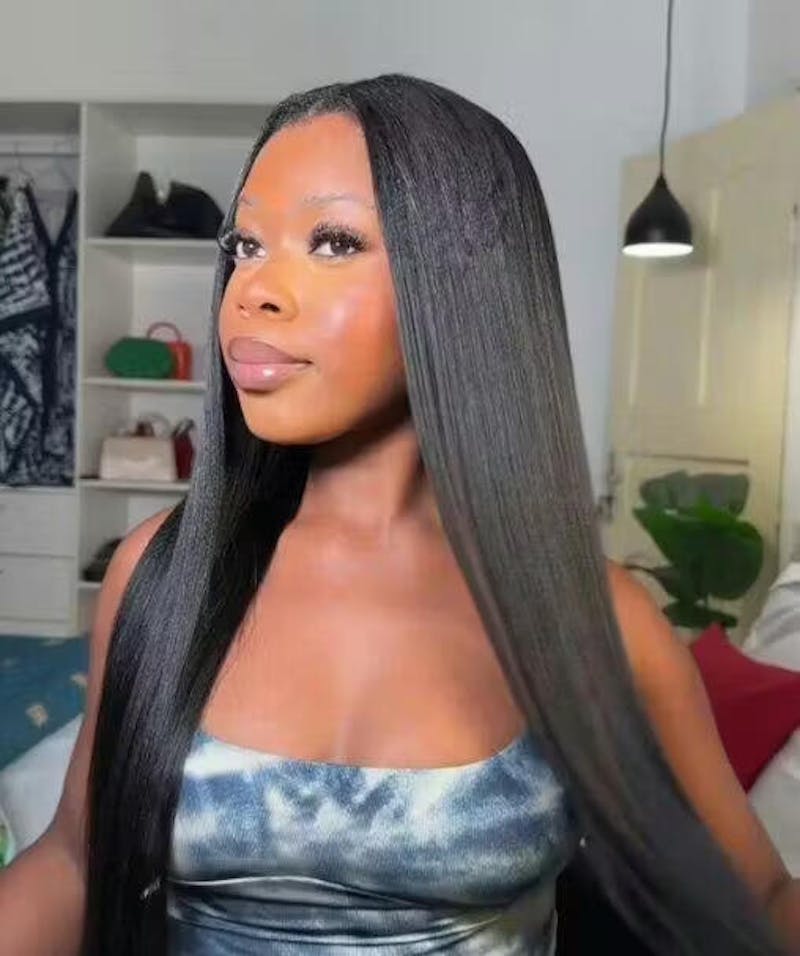 Kinky Straight Invisi Drawstring V Part Wig V Part Wig Yaki Straight I Part Wig Undetectable Leave Out Beginner Friendly LakiaStar Recommend