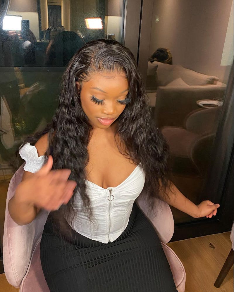 Water Wave Lace Closure Wigs Pre-Bleached Knots Glueless Lace Wigs Flash Sale