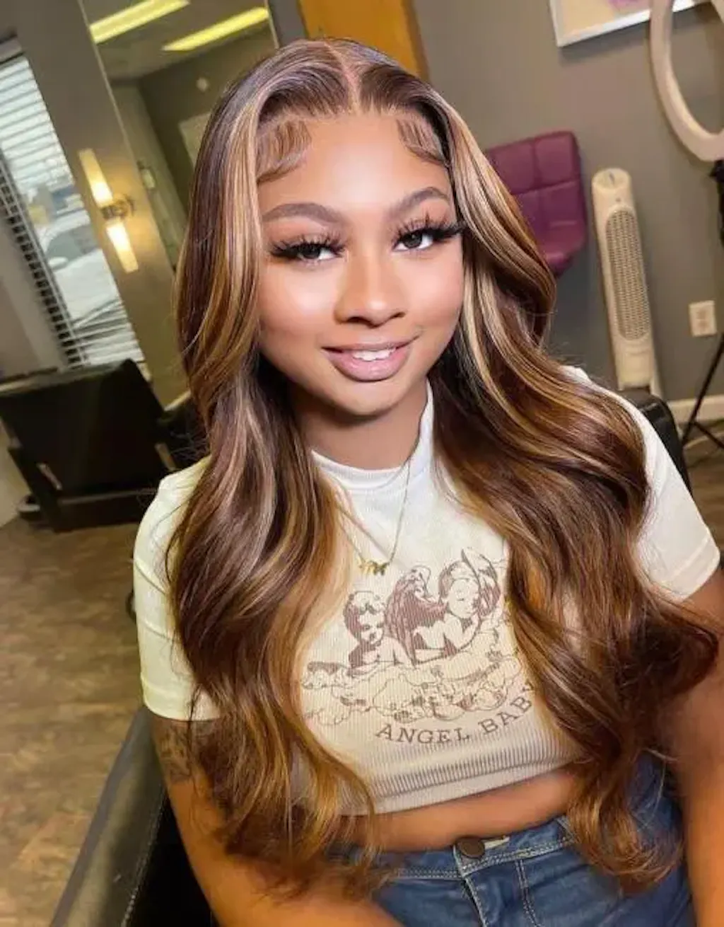 Junoda Highlight Brown Wear & Go Wig Pre Plucked 6x4.5 Pre Cut Lace Glueless Human Hair Wigs Flash Sale