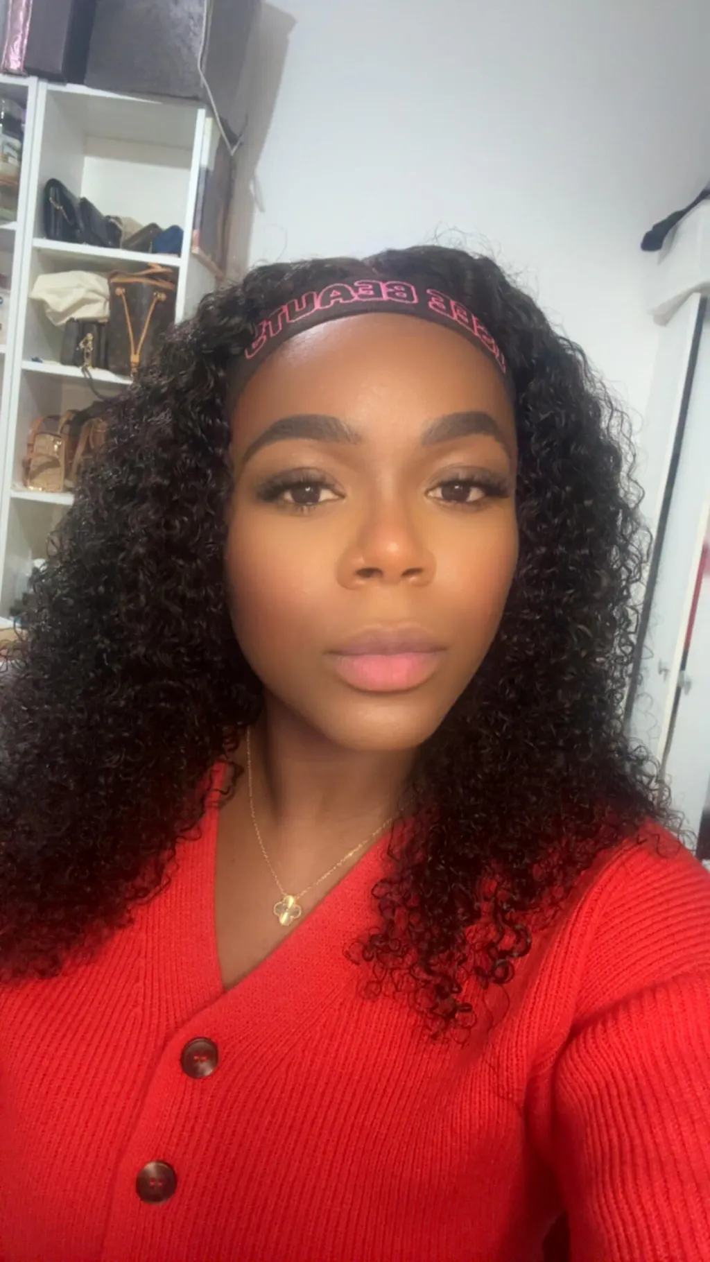 Curly Pre-Cut Lace Pre-Plucked Bleached Knots Wear & Go Glueless Wig Flash Sale