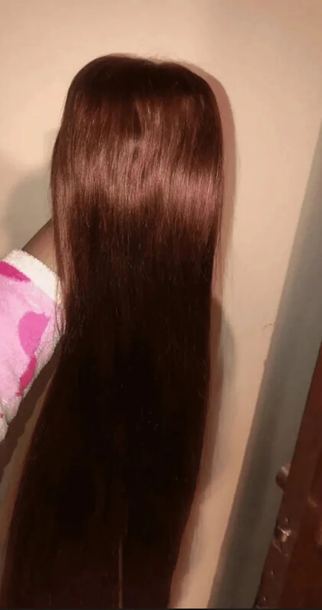 Reddish Brown Straight/Body Wave Lace Front Human Hair Wig Flash Sale