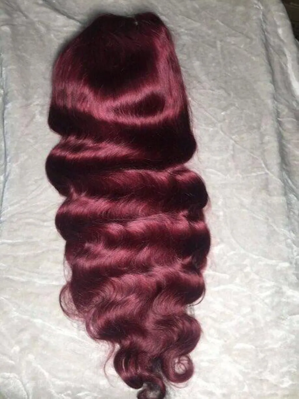 99J Color Burgundy Straight / Body Wave Wig Lace Front Wig Flash Sale