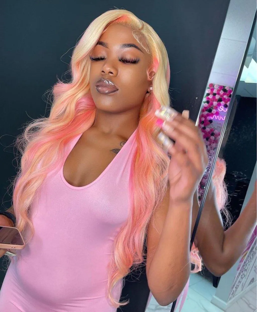 613 Blonde Straight Human Hair Lace Front Wigs Undetectable Lace Wig 180% Density