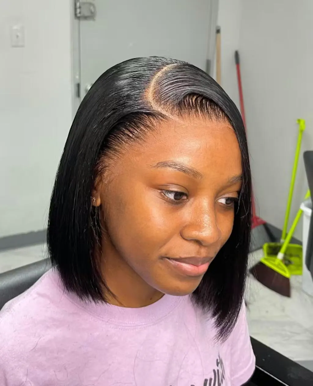 Junoda Wear & Go Wig Short Human Hair Bob Wigs Pre Cut Lace Straight Glueless Wig Sophiology Recommend
