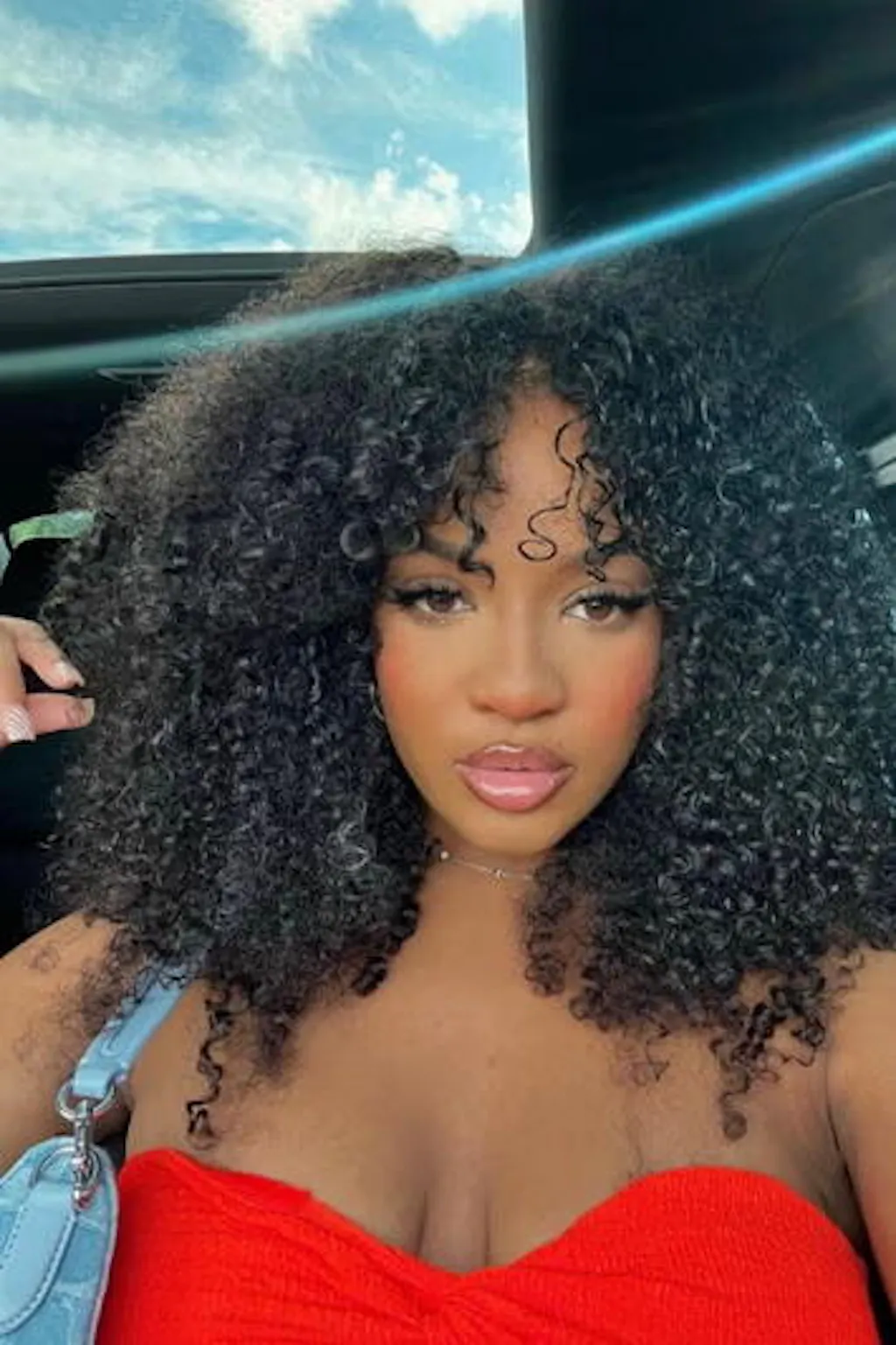 Drawstring Wig Coily Curly Seamless Kinky Curly Flip Over Wig Beginner Friendly