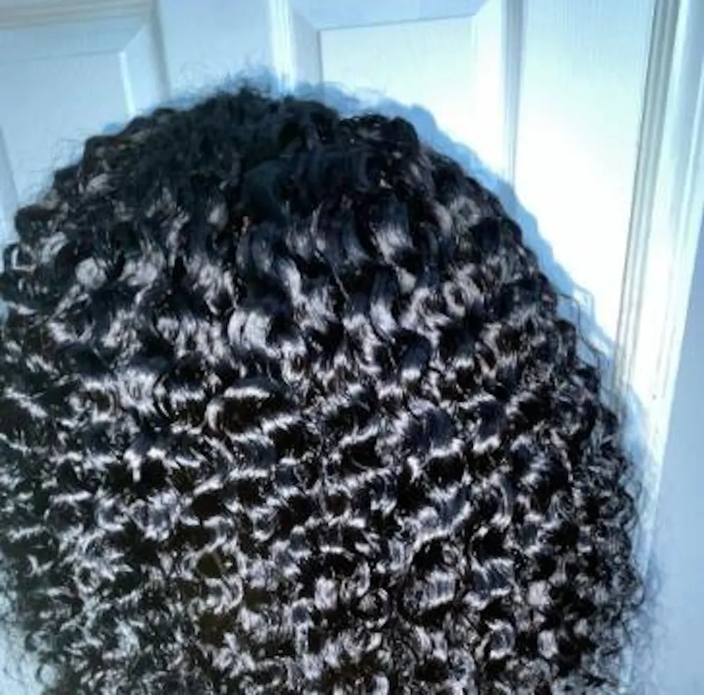 Kinky Curly Invisi Drawstring V Part Wig V Part Wigs No Leave Out Natural Scalp Protective I Part Wigs Beginner Friendly
