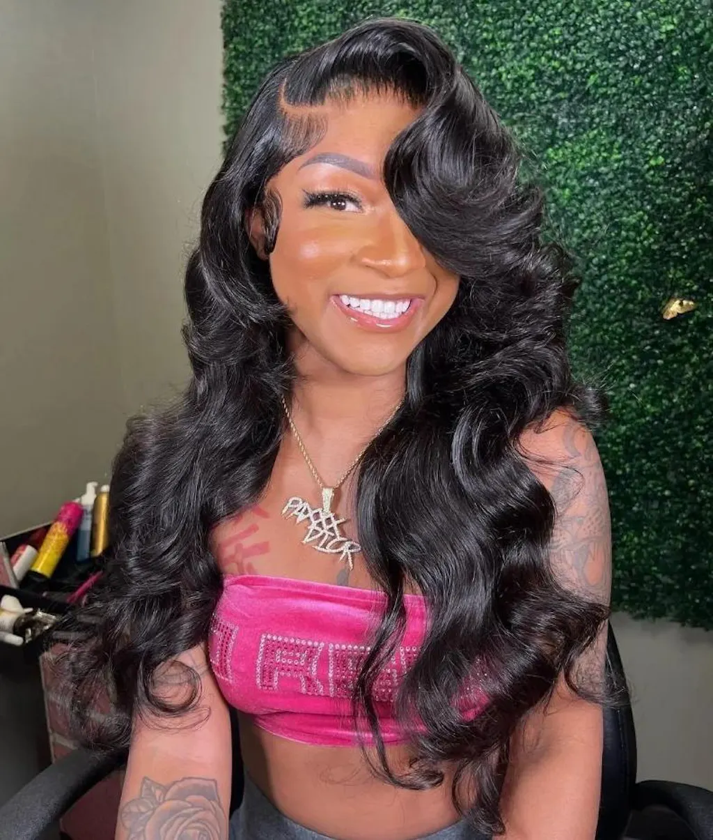 Body Wave Pre-Cut Lace Pre-Plucked Bleached Knots Wear & Go Glueless Wig Flash Sale