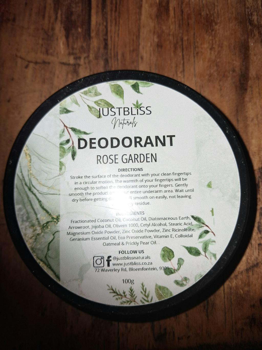 Aluminium-Free Natural Deodorant – Plant-Based Freshness for Sensitive Skin