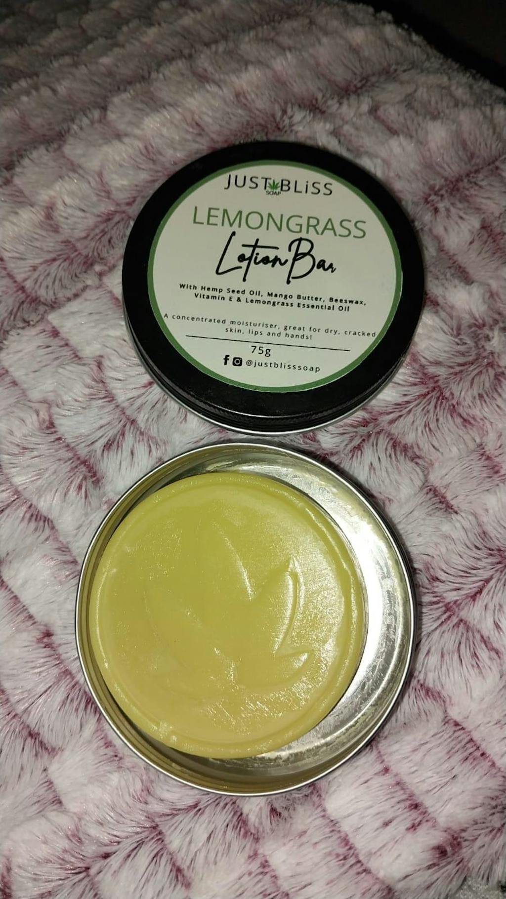LOTION BAR:  Lemongrass