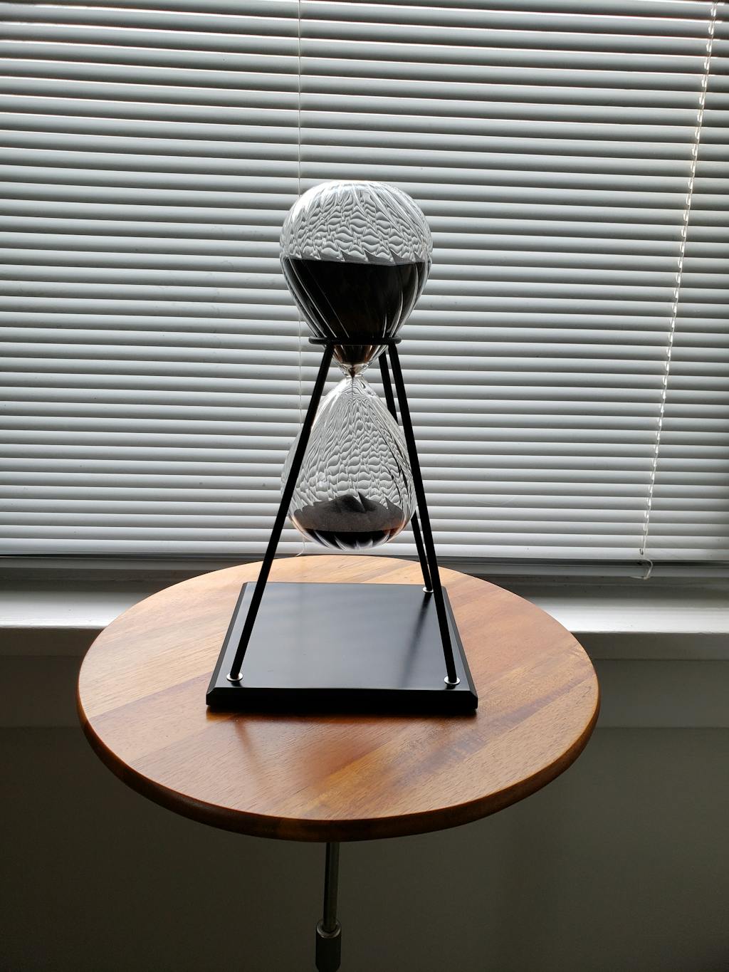 Freestanding Hourglass 45 Minute Black, Tan or White JustHourglasses