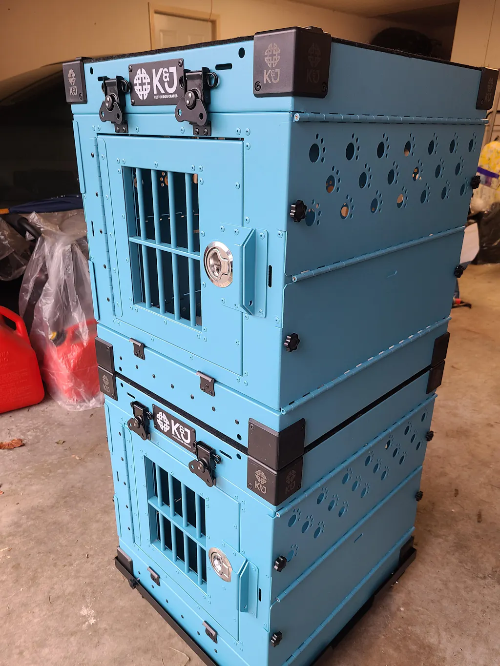 Collapsible Dog Crate K&J Custom Dog Crates
