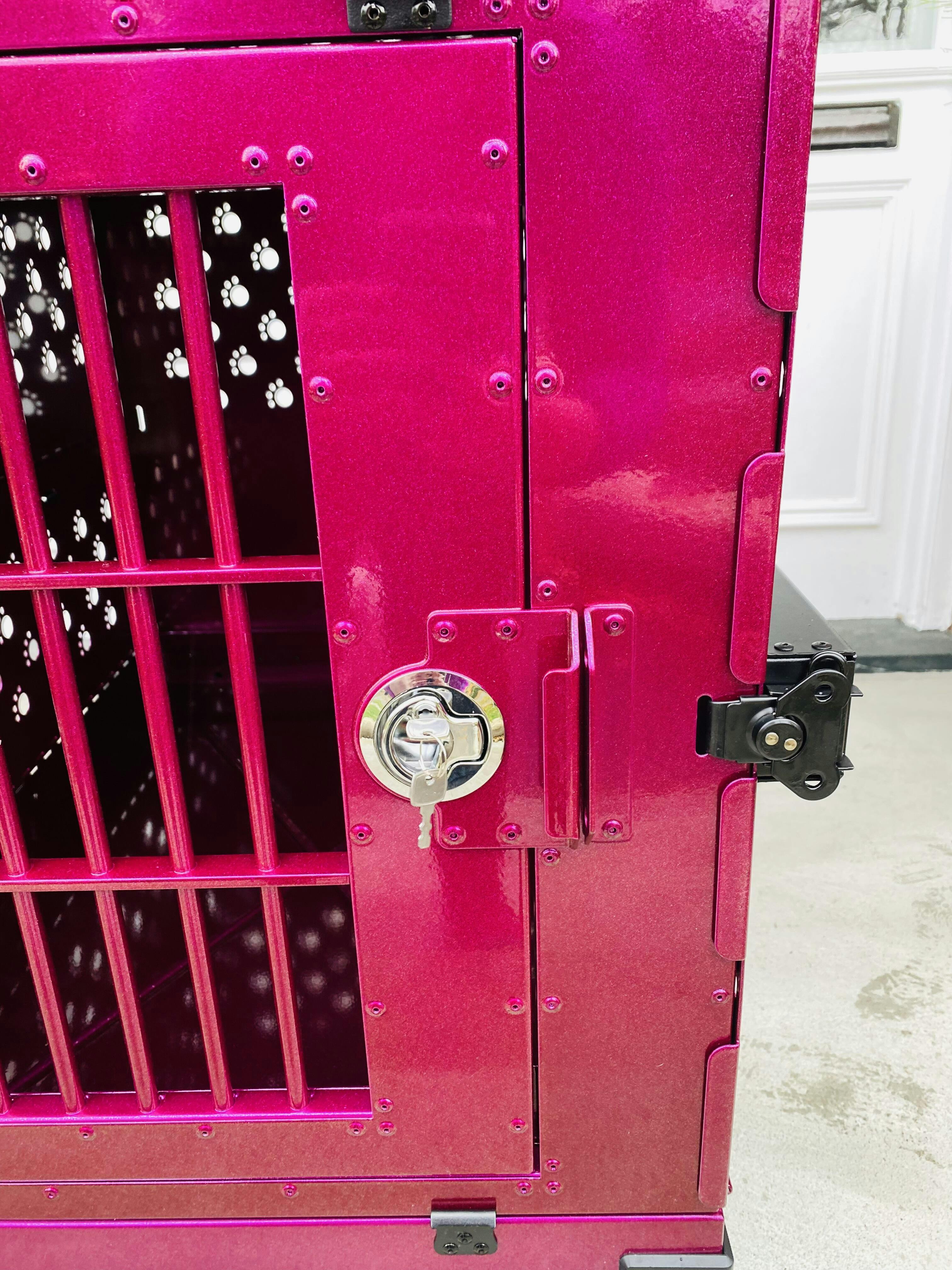 Custom Metallic Colours K&J Custom Dog Crates