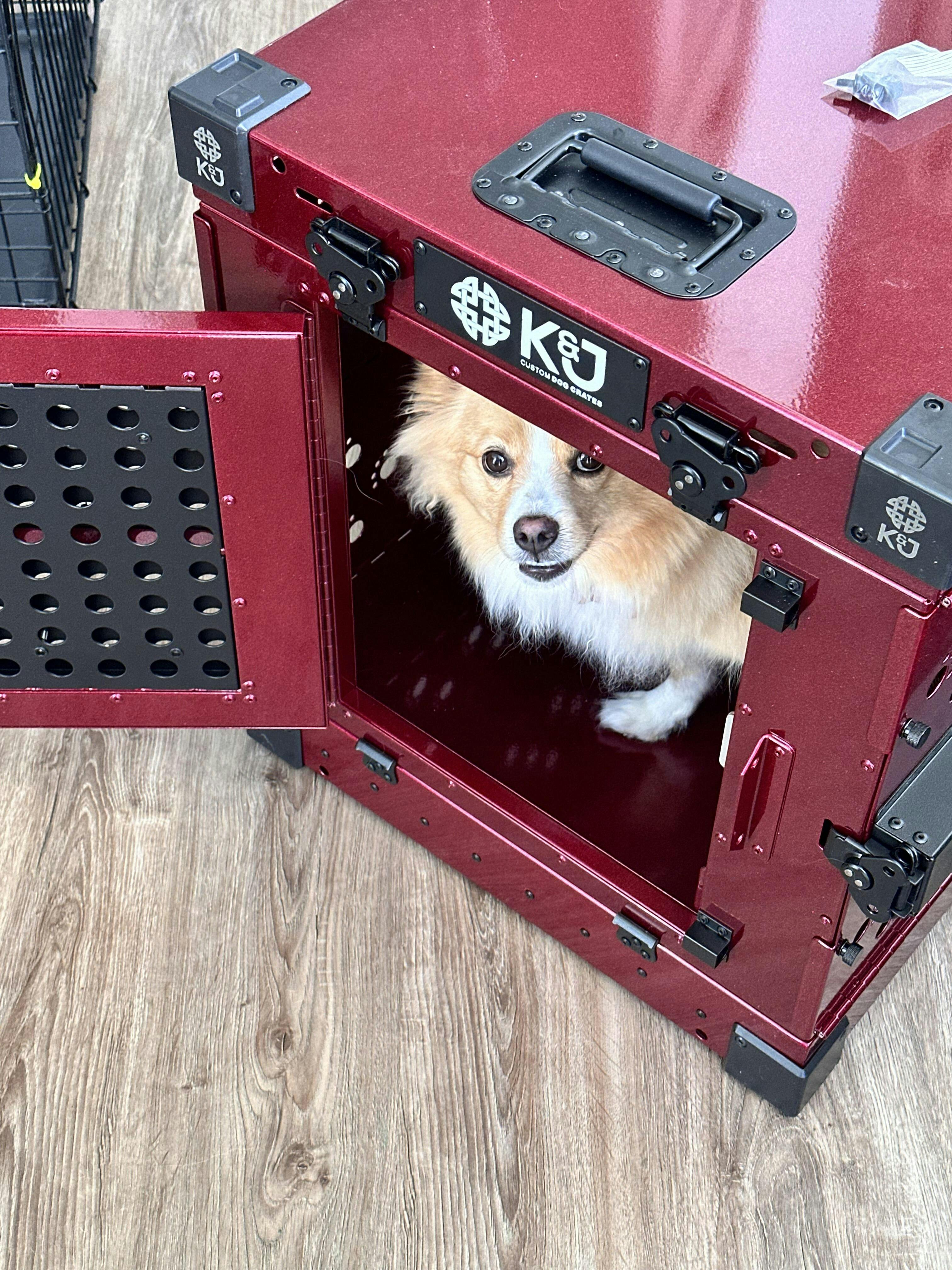 Custom Metallic Colours K&J Custom Dog Crates