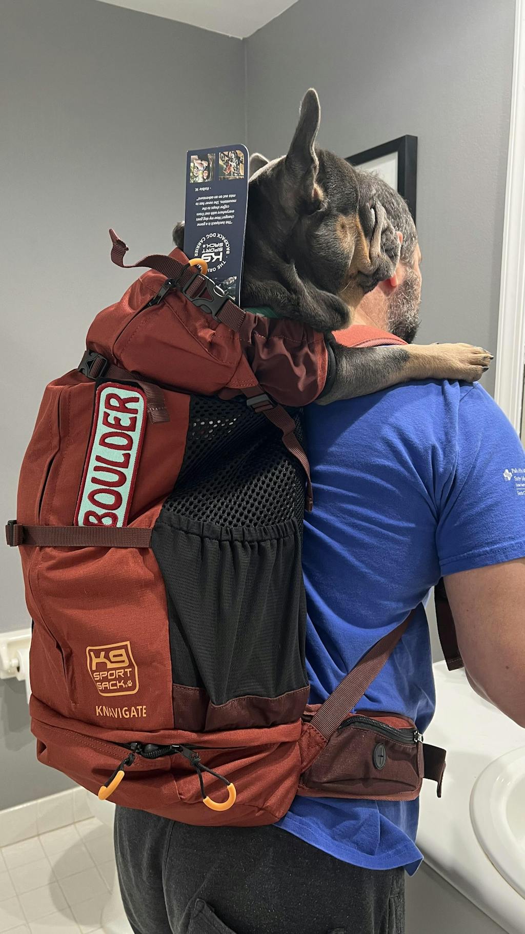 Knavigate | Advanced Dog Carrier with Internal Frame & Hip Belt