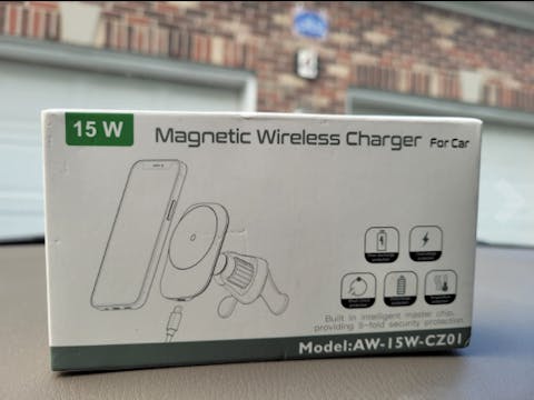 KABCON 15W Magsafe Wireless Car Charger Air Vent Mount [ship from the US]