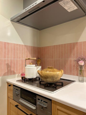 【3本セット】EASY WALL TAPE Unglazed Tile/ピンク EWT70 イージーウォールテープ（幅23cm×6m）