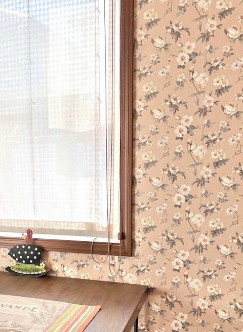 【5本セット】EASY WALL TAPE シークレットガーデン/ミルクティー EMS11 Mon Sucrier イージーウォールテープ （幅23cm×6m）