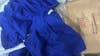 Blue Ombre Full Ruffle Curtains