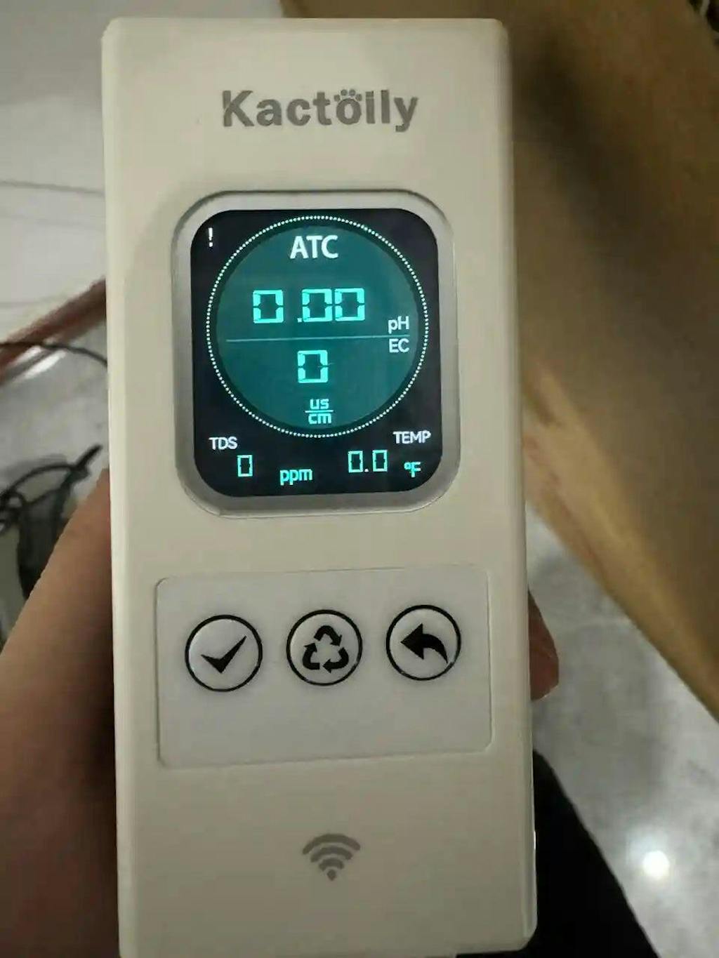 Kactoily 4-in-1 Hydroponic Monitor- pH, EC