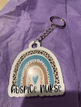 Hospice Nurse Keychain