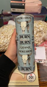 Blue Heavy Eyes Smokeshow Tumbler