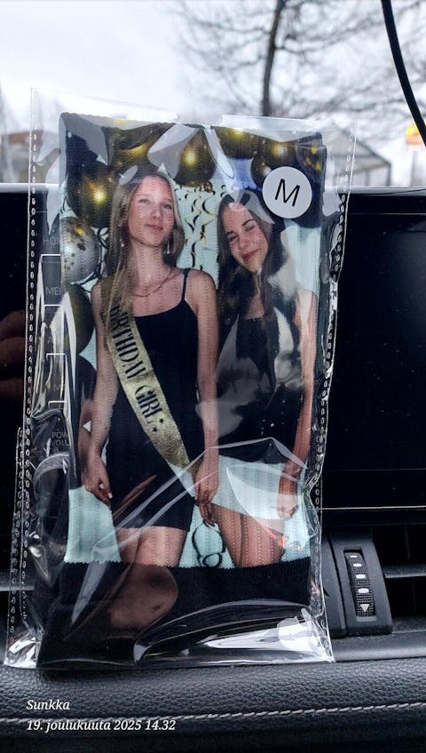 Sukat omalla valokuvalla