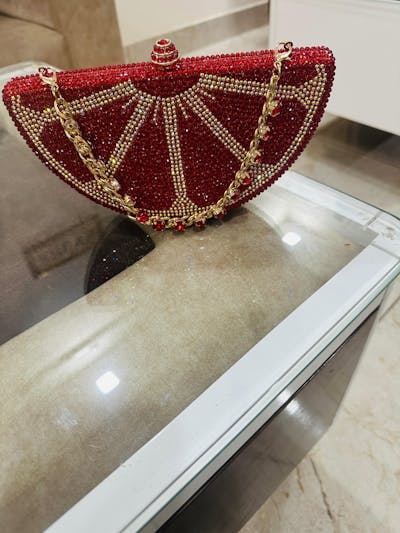 Lemon Crystal Clutch