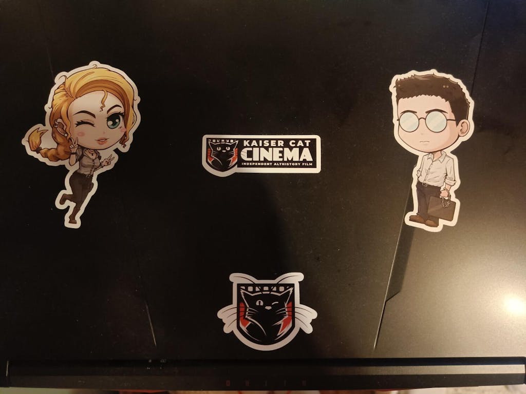 The Divided States Chibi Stickers - Emily Faulkner & Paul Sawyer