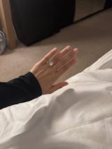 SERENA SILVER SOLITAIRE RING