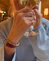 OVAL WAVE PINKY RING - GOLD VERMEIL