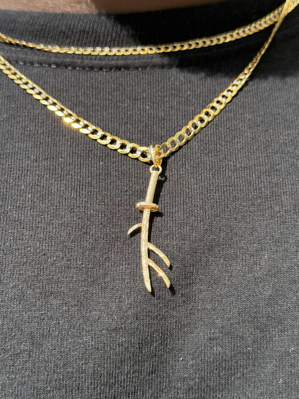 Crescent Omen Katana Pendant