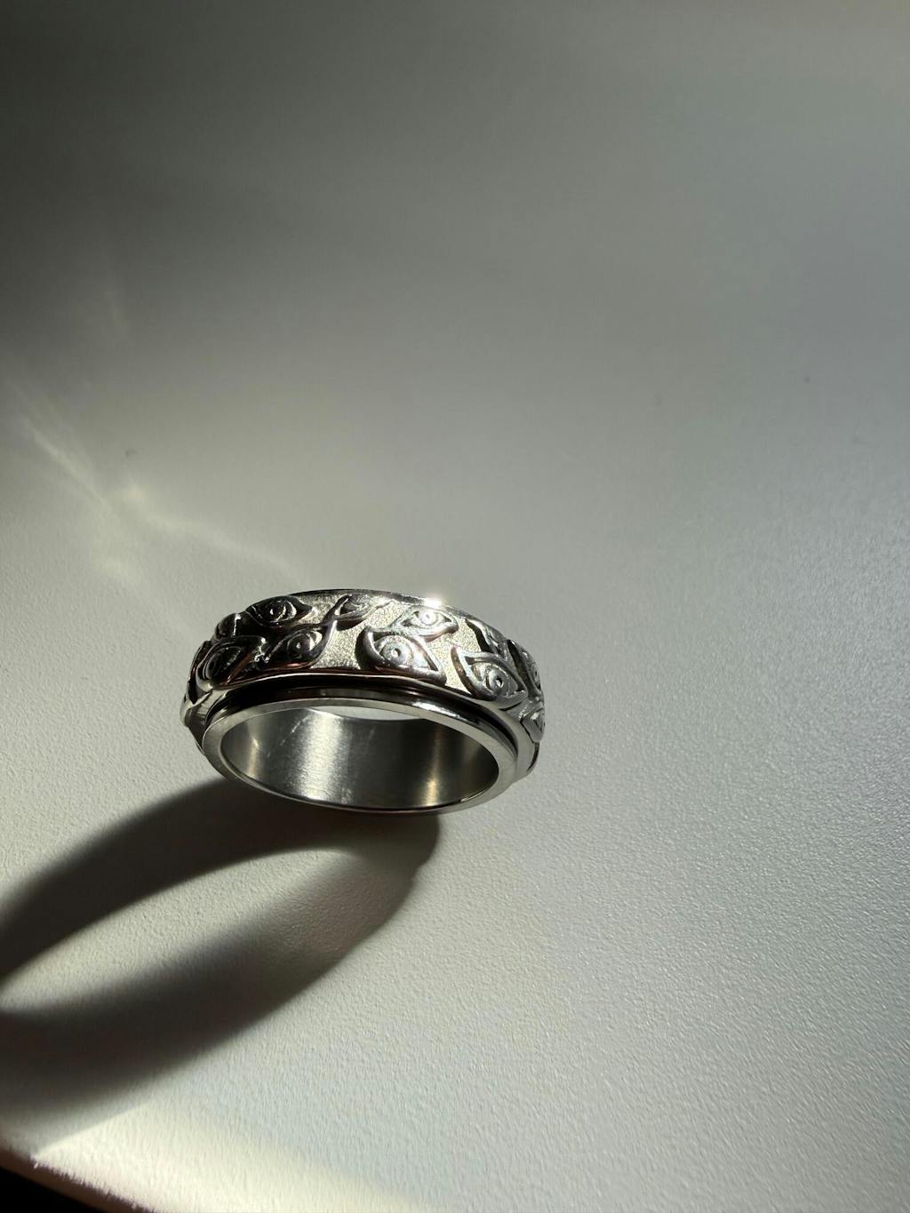 Prison Realm Titanium Ring — Anime Inspired