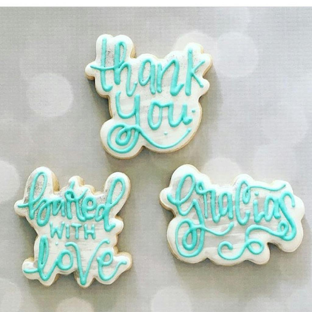 Baked with Love Lettering Cookie Cutter KaleidaCuts