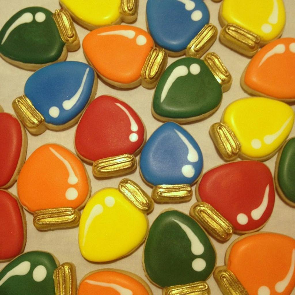 Christmas Light Bulb Cookie Cutter KaleidaCuts