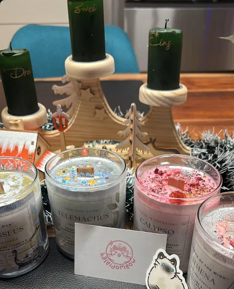 LIMITED Hermes inspired scented candle - 'Odyssey Saga' inspired soy candle 300 ML