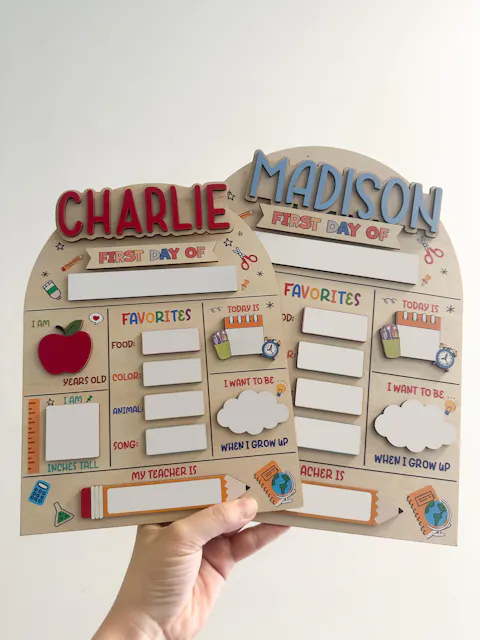 First Day Forever™ Sign - Back to School Gift For Kids