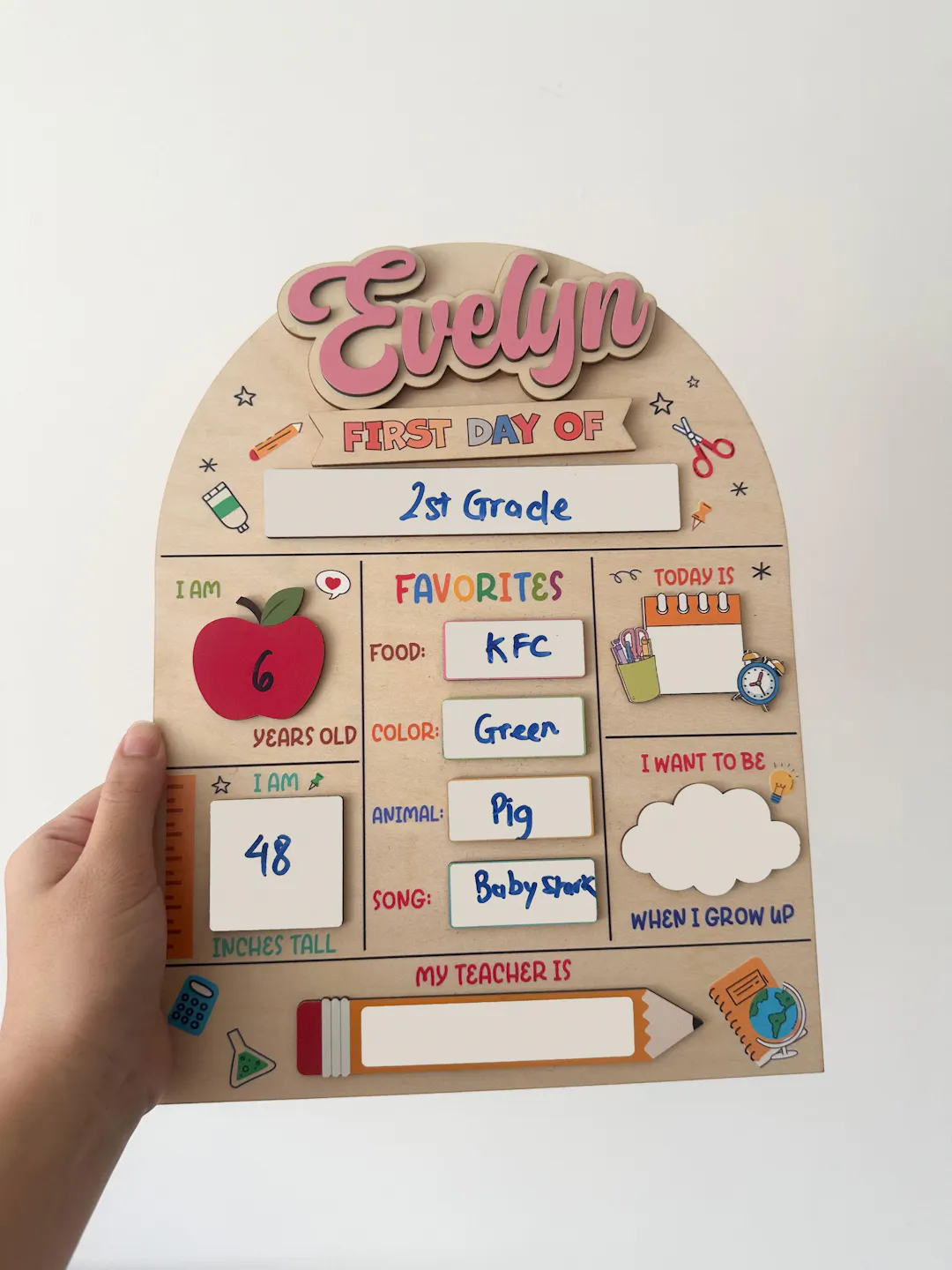 First Day Forever™ Sign - Back to School Gift For Kids