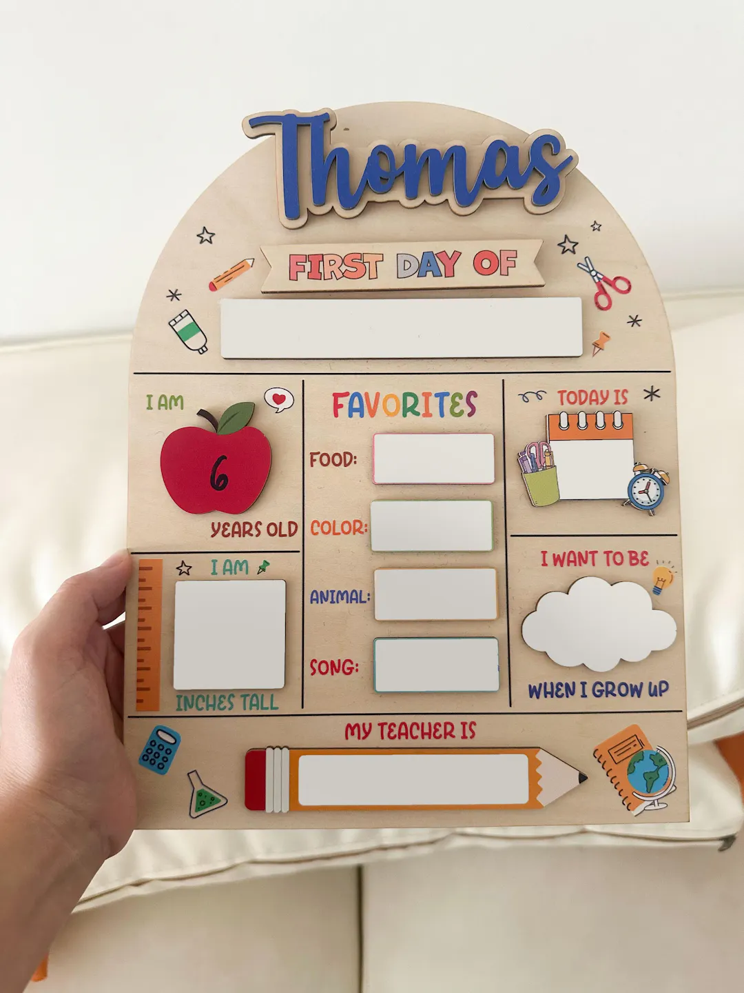 First Day Forever™ Sign - Back to School Gift For Kids