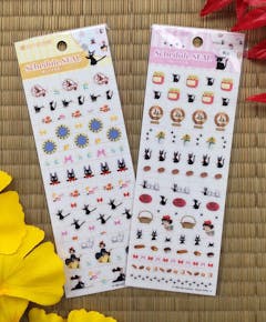 Official Studio Ghibli Kikis Delivery Service Stickers • Jiji Sticker Sheets for Schedule book/Laptop/Notebook/Letter/Message card Gift