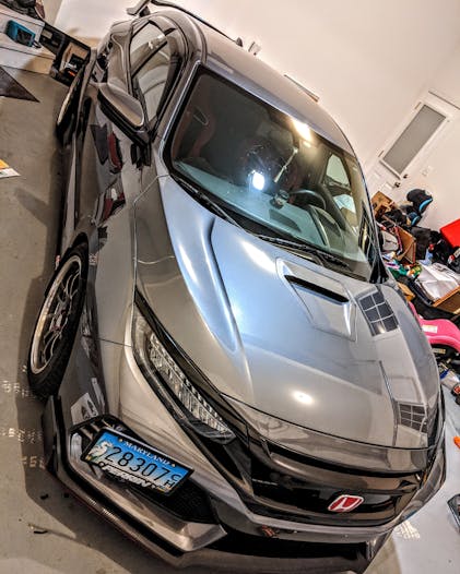 Perrin License Plate Relocation Kit - 2017+ Honda Civic Type R FK8 –
