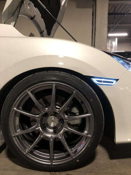 SSR GTX01 18x9.5 + 40 5x114.3 in Dark Silver for STI – KamiSpeed.com